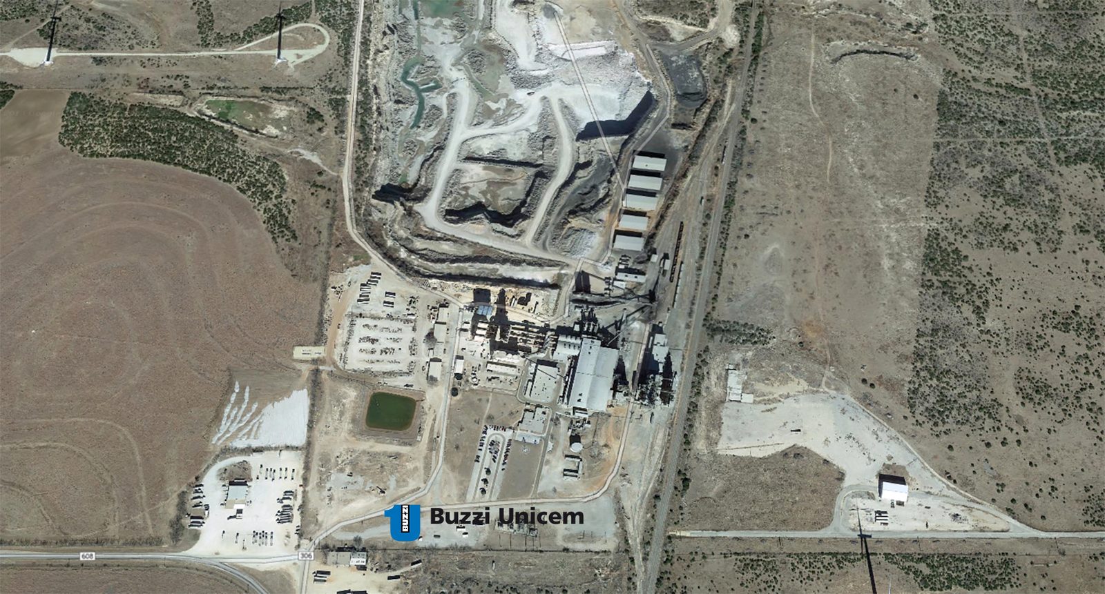 Buzzi Unicem cement manufacturing facility, Maryneal TX